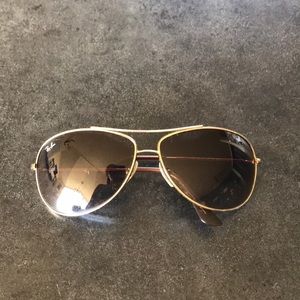 Brown Ray Ban Aviators